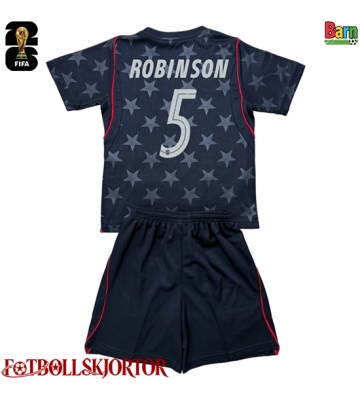 Förenta stater Antonee Robinson #5 Borta Kläder Barn VM 2026 Kortärmad (+ Korta byxor)